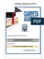 Carpeta Academica Analisis Matemático II