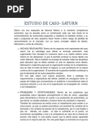 Estudio de Caso - SATURN