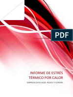 Informe de Estres Calor