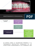 Mantenimiento Periodontal