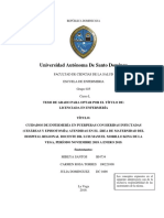 Cuidados de Enfermería en Puerperas Con Heridas Infectadas Uasd 30 Julio 2019