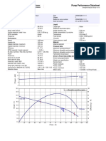 Pump Performance Datasheet: Operating Conditions Liquid