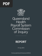 Queensland Health Payroll System Commission of Inquiry 2013