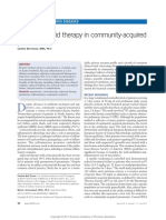 Adjuvant Steroid Therapy in Community-Acquired Pneumonia: What 'S New in Infectious Diseases