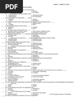 Seatwork # 10 Grade 7 - Haniel A.Y 18-19 Choose The Letter of The Correct Answer