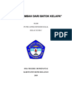 Laporan Pembuatan Batok Kelapa