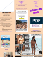 Denver GoTopless Day 2019 Pamphlet