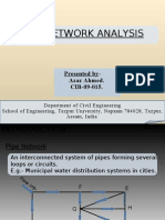 Pipe Network Analysis Using Hardy Cross Method