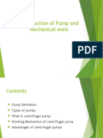 Introduction of Pump and Mechanical Seals