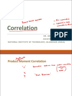 Correlation: Dr. Amandeep Singh Assistant Professor National Institute of Technology, Jalandhar (India)