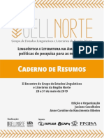 E Book. Caderno de Resumos Iigellnorte