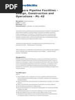 Onshore Pipeline Facilities - Onshore Pipeline Facilities - Design, Construction and Design, Construction and Operations - PL-42 Operations - PL-42