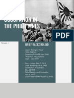 Japanese Occupation in The Philippines