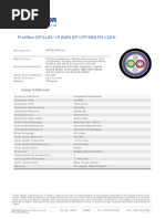 Profibus DP 2X22/19 Awg Sf/Utp Sba FR-LSZH: 9Pf320Hxxx