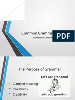 Common Grammar Blunders: Assistant Prof. Romina E. Villamor, Malit