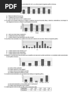 Se Ha Lanzado Un Dado Con Las Caras Numeradas Del 1 Al 6 y Se Confeccionado El Siguiente Gráfico de Barras