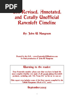 Ravenloft - Timeline PDF