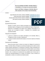 Hybris y Sophrosyne en Los Diálogos de Platón Cármides, Menón y Protágroras y Su Actualidad en El Concepto de Autoreferencialidad