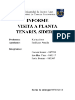 Tenaris - Informe de Planta PDF