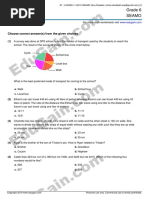 Grade 6 Seamo: Choose Correct Answer(s) From The Given Choices