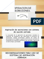 Aspiracion de Secreciones