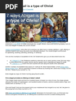 7 Ways Abigail Is A Type of Christ