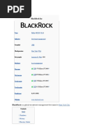 Blackrock Inc: Public Nyse