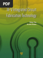 III-V Integrated Circuit Fabrication Technology: Shiban Tiku Dhrubes Biswas