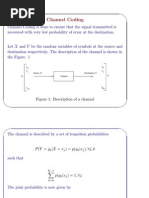 Channel Coding: X X y y