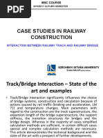 CSRC - Topic 03 - Interaction Between Railway Track and Railway Bridge PDF