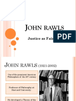 Ohn Rawls: Justice As Fairness