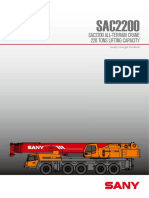 Sac2200 All-Terrain Crane 220 Tons Lifting Capacity: Quality Changes The World