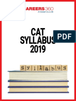 CAT Syllabus 2019