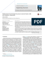 Displacement Based Design For Precast Concrete Frames With Not-Emulative Connections