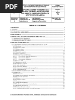 Especificaciones Técnicas Equipos Encapsulados Con SF6