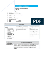 Sesión de Aprendizaje - Matemática