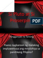 Si Pluto at Proserpina