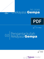 Pengantar Rekayasa Gempa + RPS