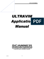 Ultravim Ultravim Ultravim Ultravim Application Application Application Application Manual Manual Manual Manual