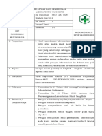 8.1.4.1 Sop Pelaporan Hasil Pemeriksaan Lab Kritis