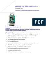 Tutorial Total Station Nikon DTM 322