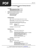 Post-Operative Rehabilitation Protocol Following Olecranon Orif