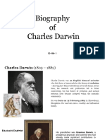 Group No. 1 - Biography of Charles Darwin