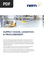 Supply Chain, Logistics & Procurement