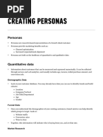 Creating Marketing Personas Edm