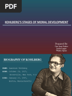 Kohlber's Stages of Moral Development