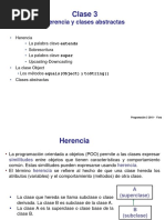 CLASE 3.1 - Herencia y Clases Abstractas