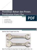 Pemilihan Bahan Dan Proses Pembuatan Kunci Pas