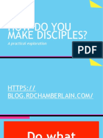 How To Make Disciples