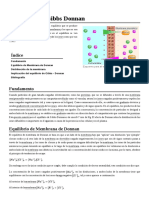 Equilibrio de Gibbs Donnan